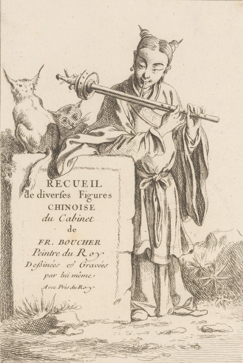 Collectie van Diverse Chinese Figuren door François Boucher