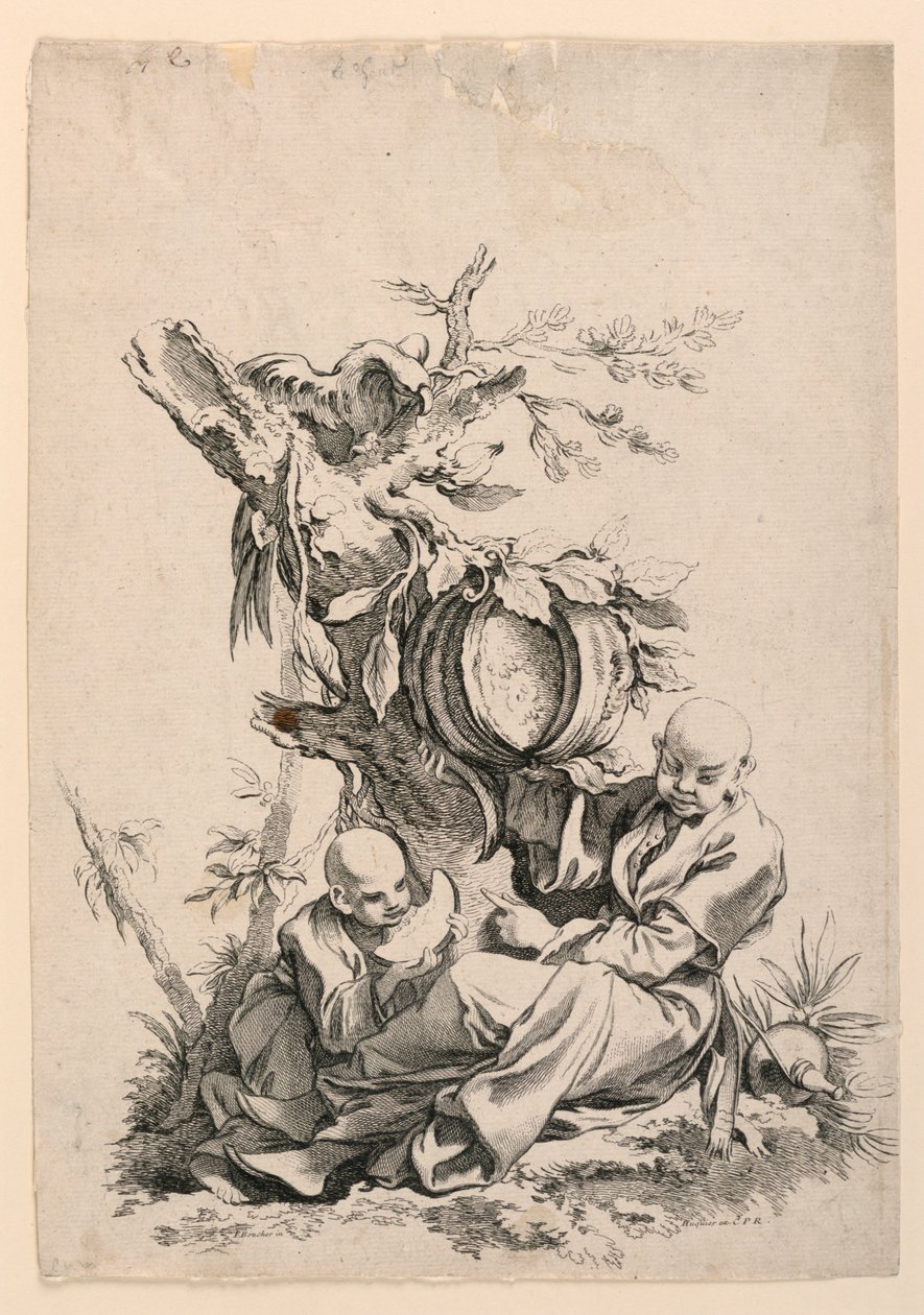 De Smaak uit de serie De Vijf Zintuigen door François Boucher