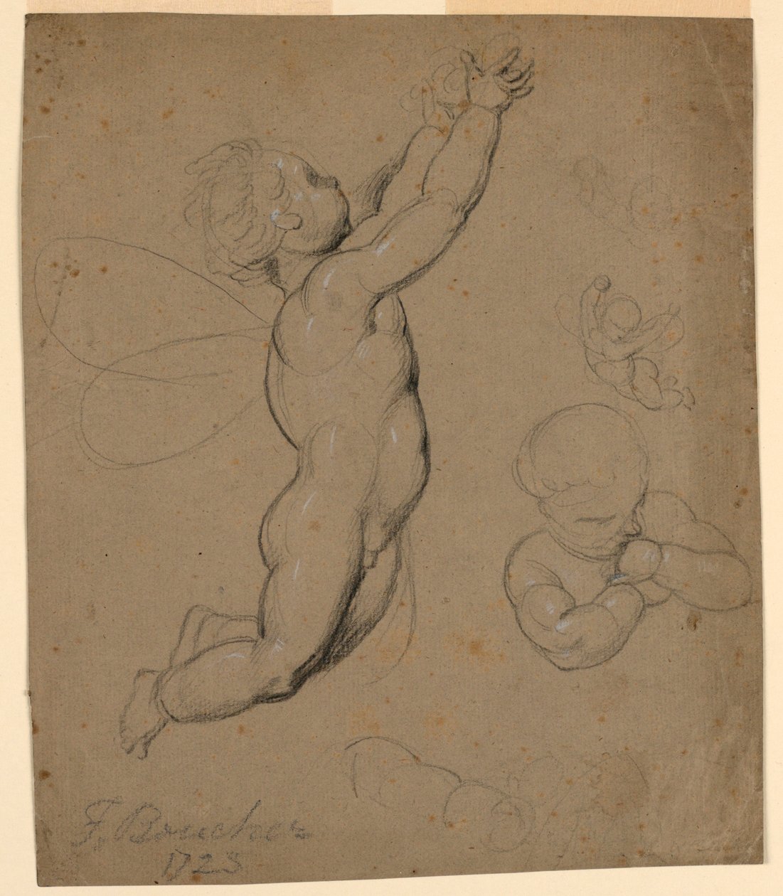 Studies van Putti door François Boucher