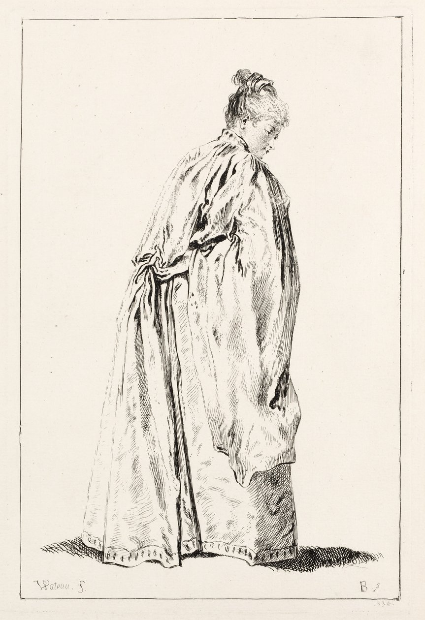 Vrouw staand door François Boucher
