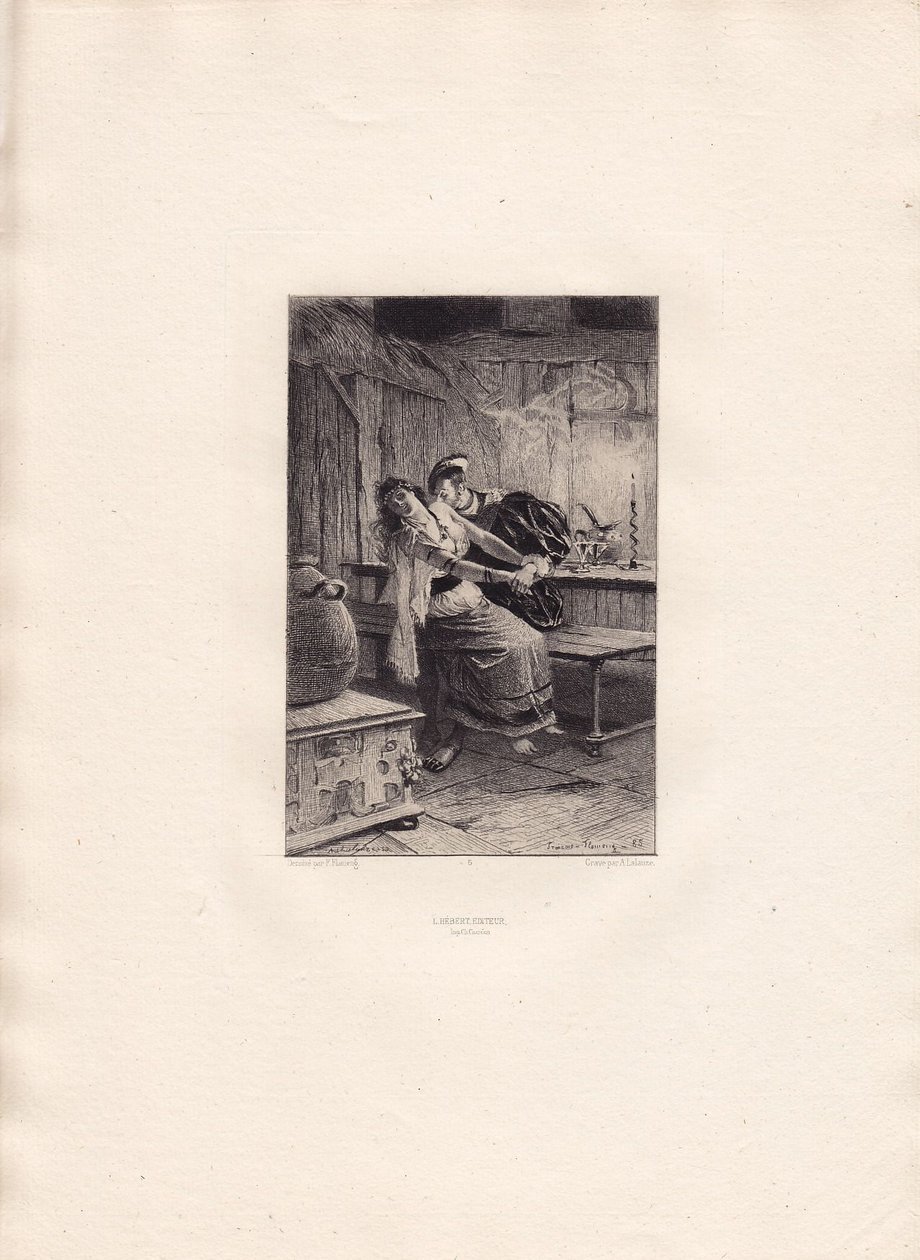 François Flameng - Victor Hugo - De koning is geamuseerd door Francois Flameng