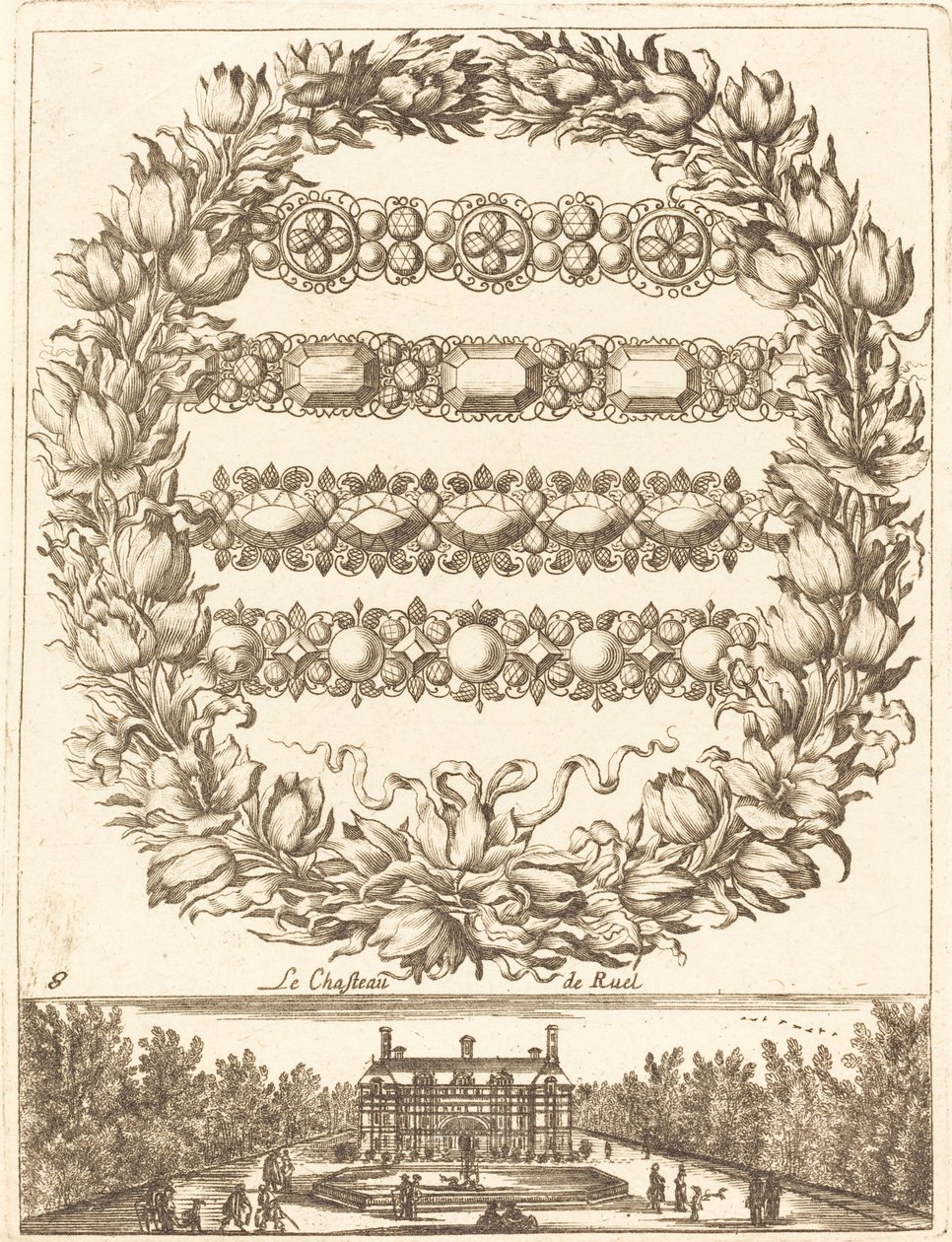 Het kasteel van Ruel door François Le Febvre
