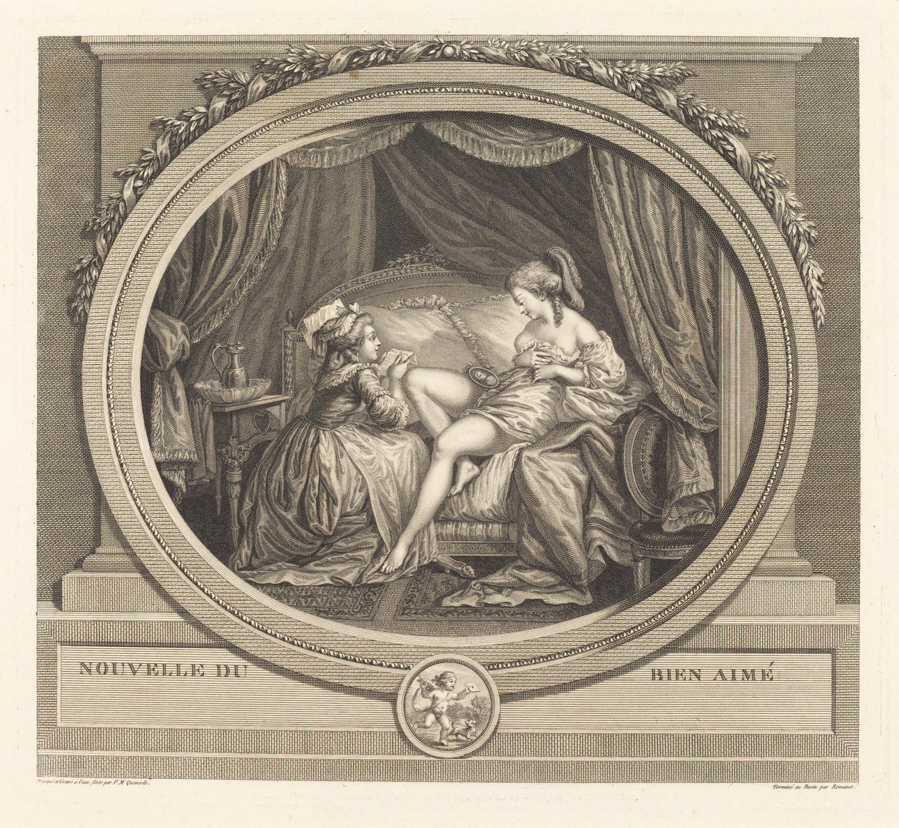 Nieuws van de Geliefde door François Marie Isidore Queverdo and Antoine Louis Romanet
