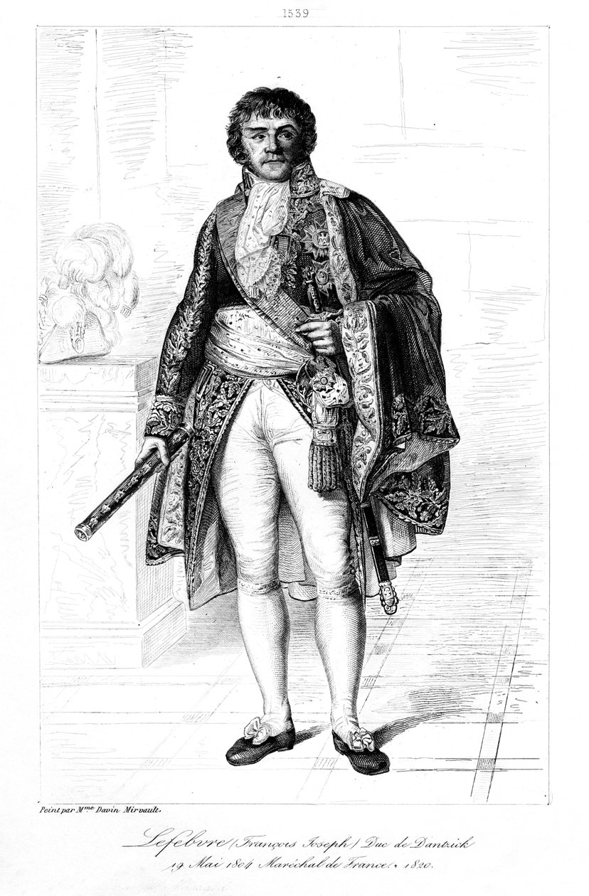 François Joseph Lefebvre, hertog van Dantzig door François Pigeot