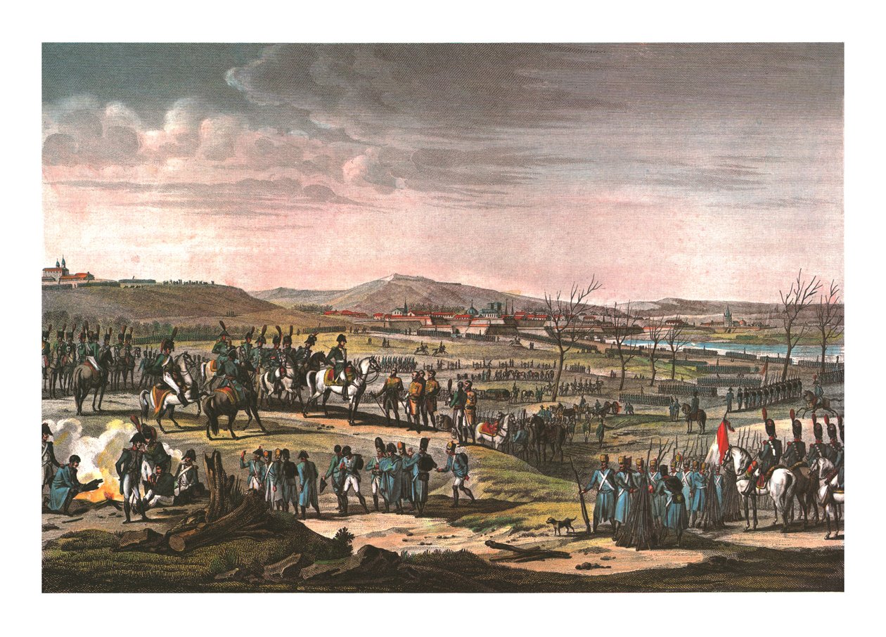 De inname van Ulm, 17 oktober 1805, c1850 door François Pigeot