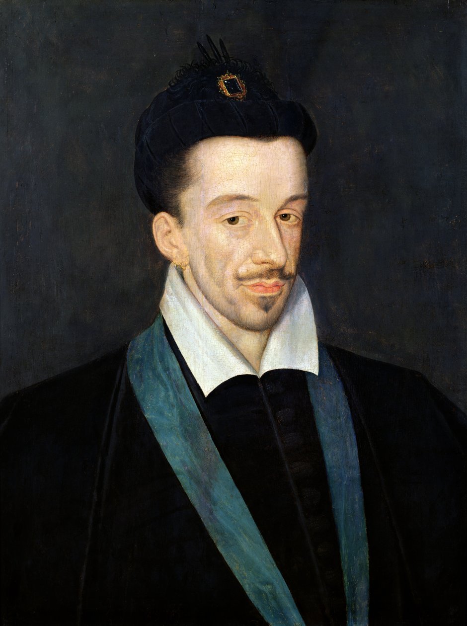 Portret van Hendrik III door François Quesnel