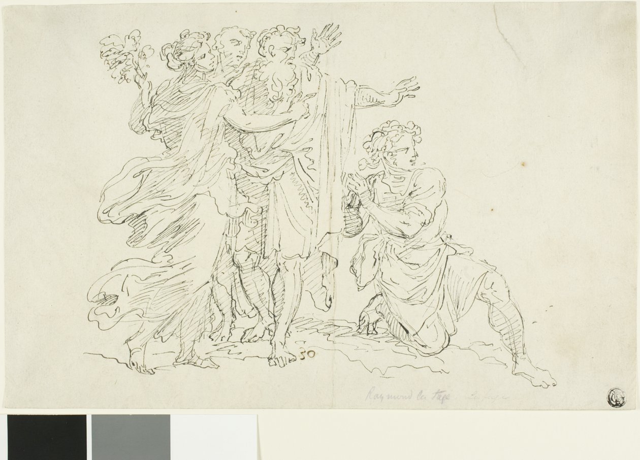 Vier klassieke figuren door François Roëttiers