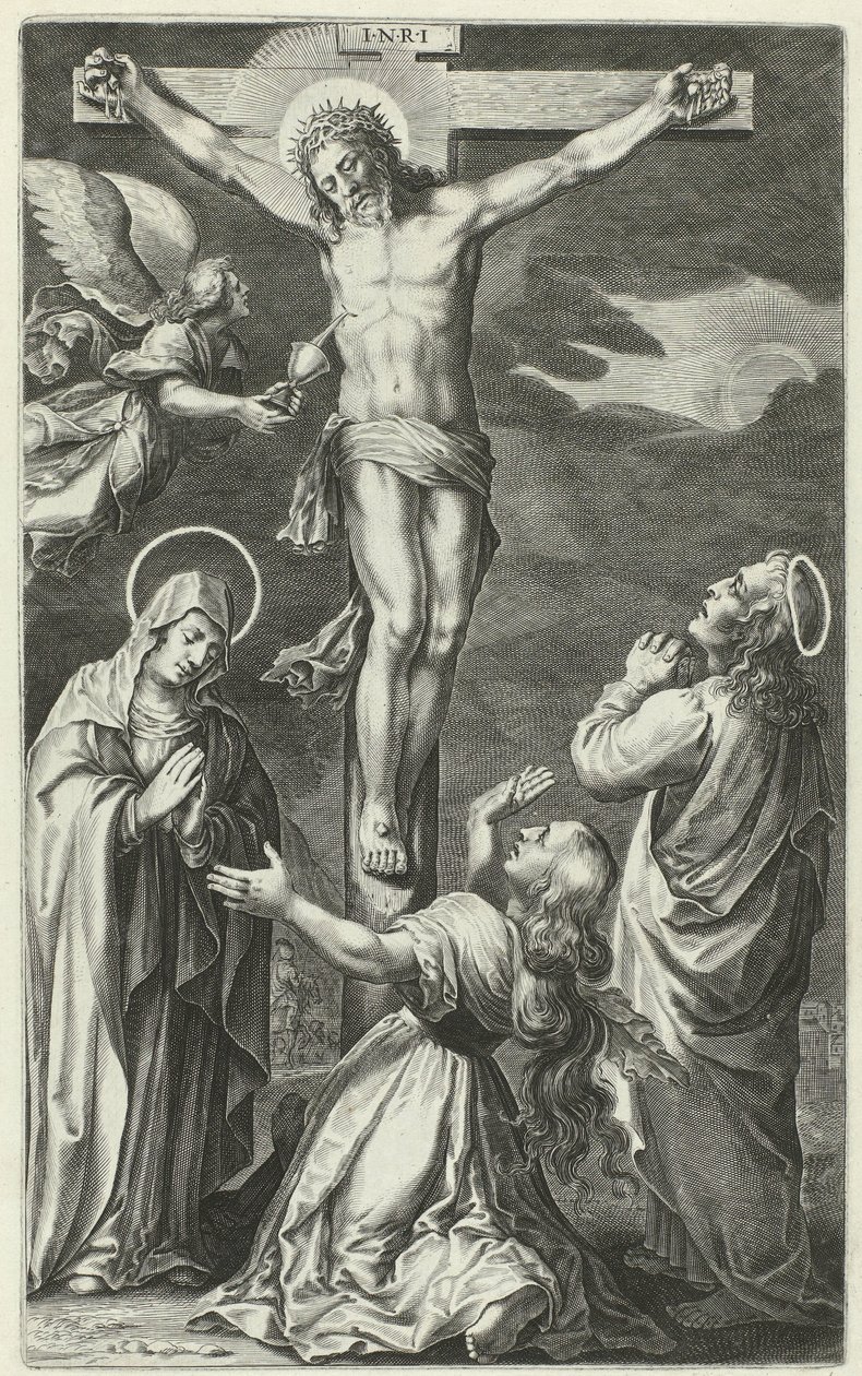 Christus aan het kruis door François Stuerhelt (possibly)