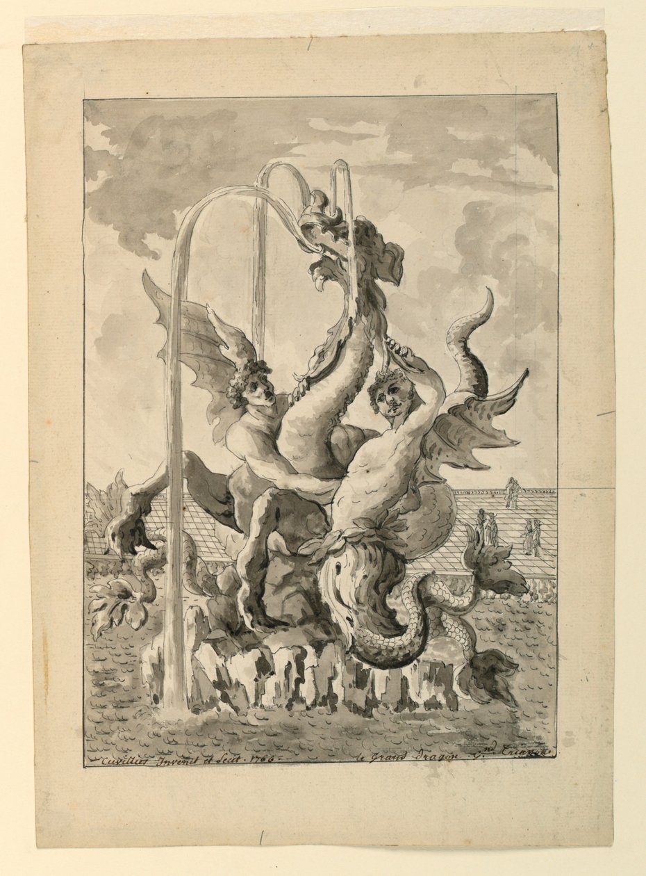 Ontwerp voor het Grand Trianon in Versailles door François de Cuvilliés the Elder