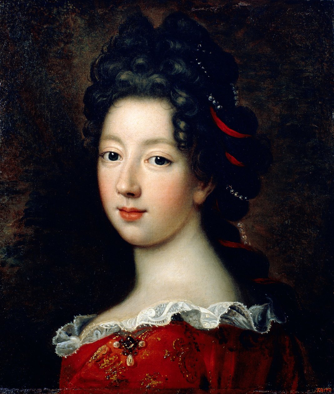Louise Françoise de Bourbon, juffrouw van Nantes door Francois de Troy