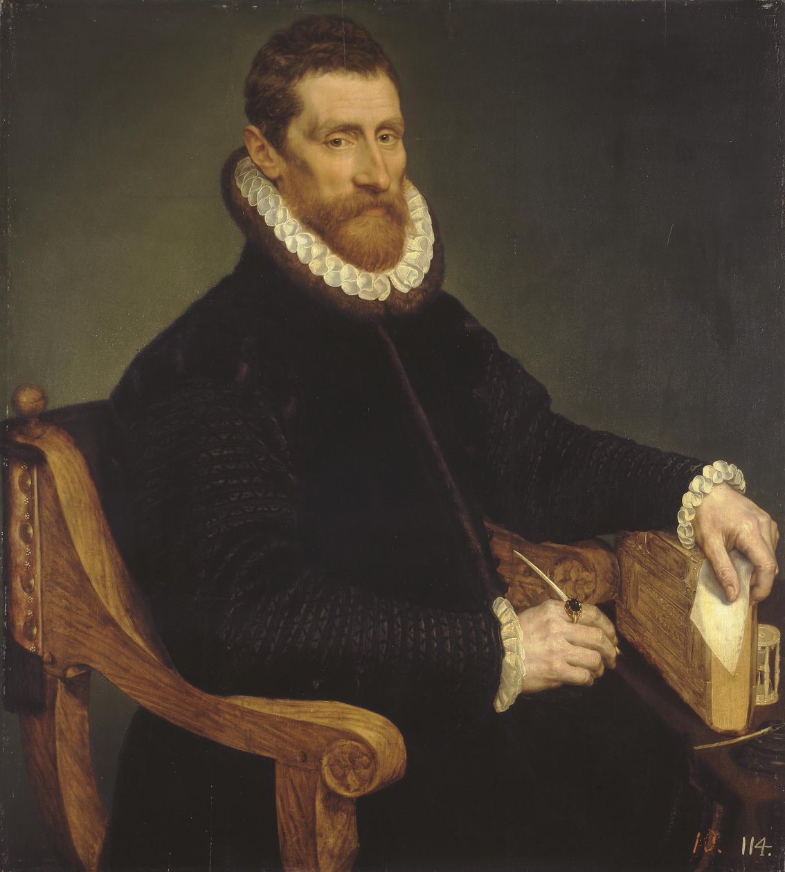 Portret van een man door Frans Pourbus the Elder