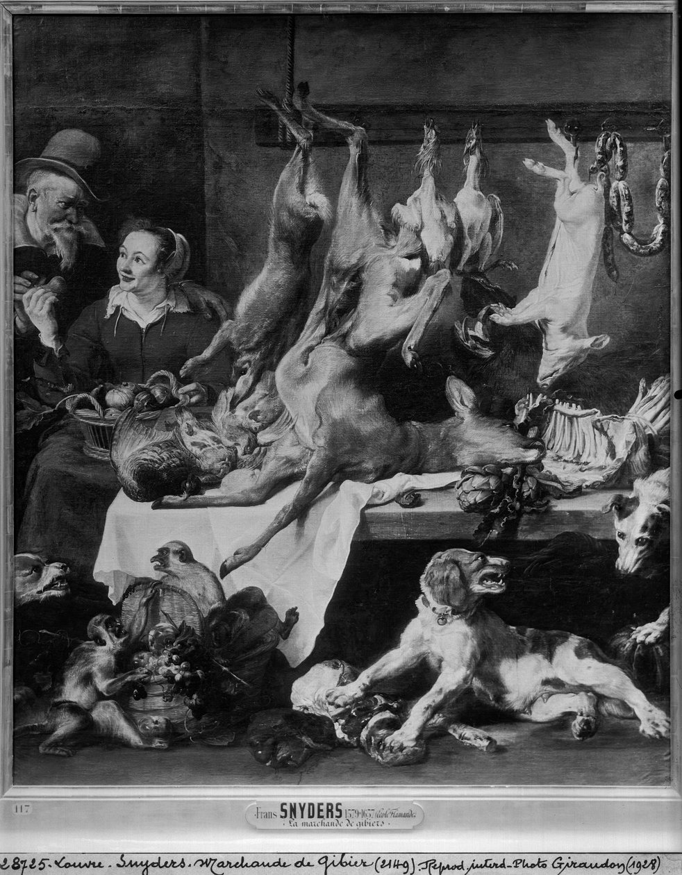 De wildverkoper door Frans Snyders or Snijders