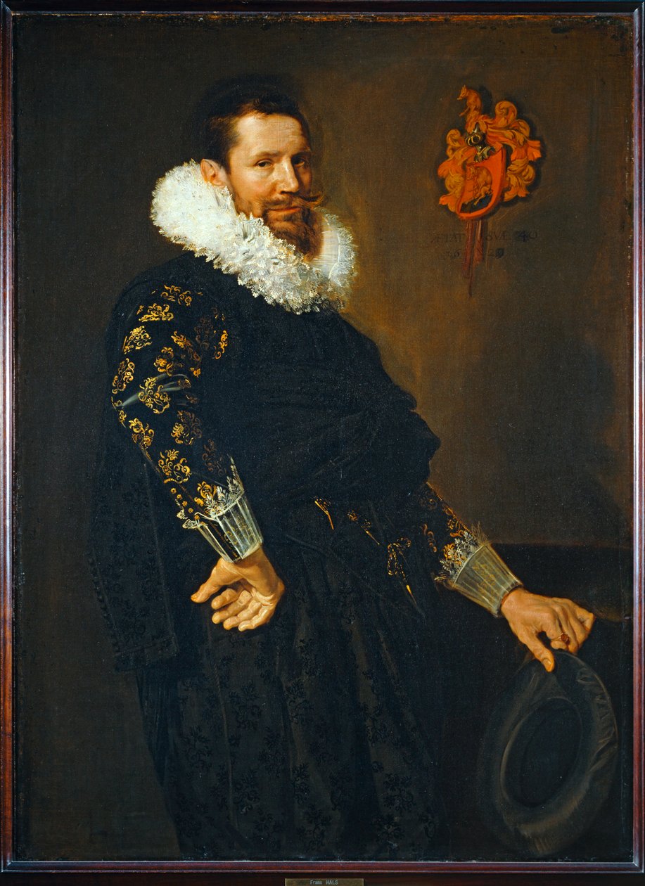 Paulus van Beresteyn, homme de loi à Haarlem. 1619 - Paulus van Beresteyn, lawyer in Harlem. 1619 ... door Frans (School of) Hals