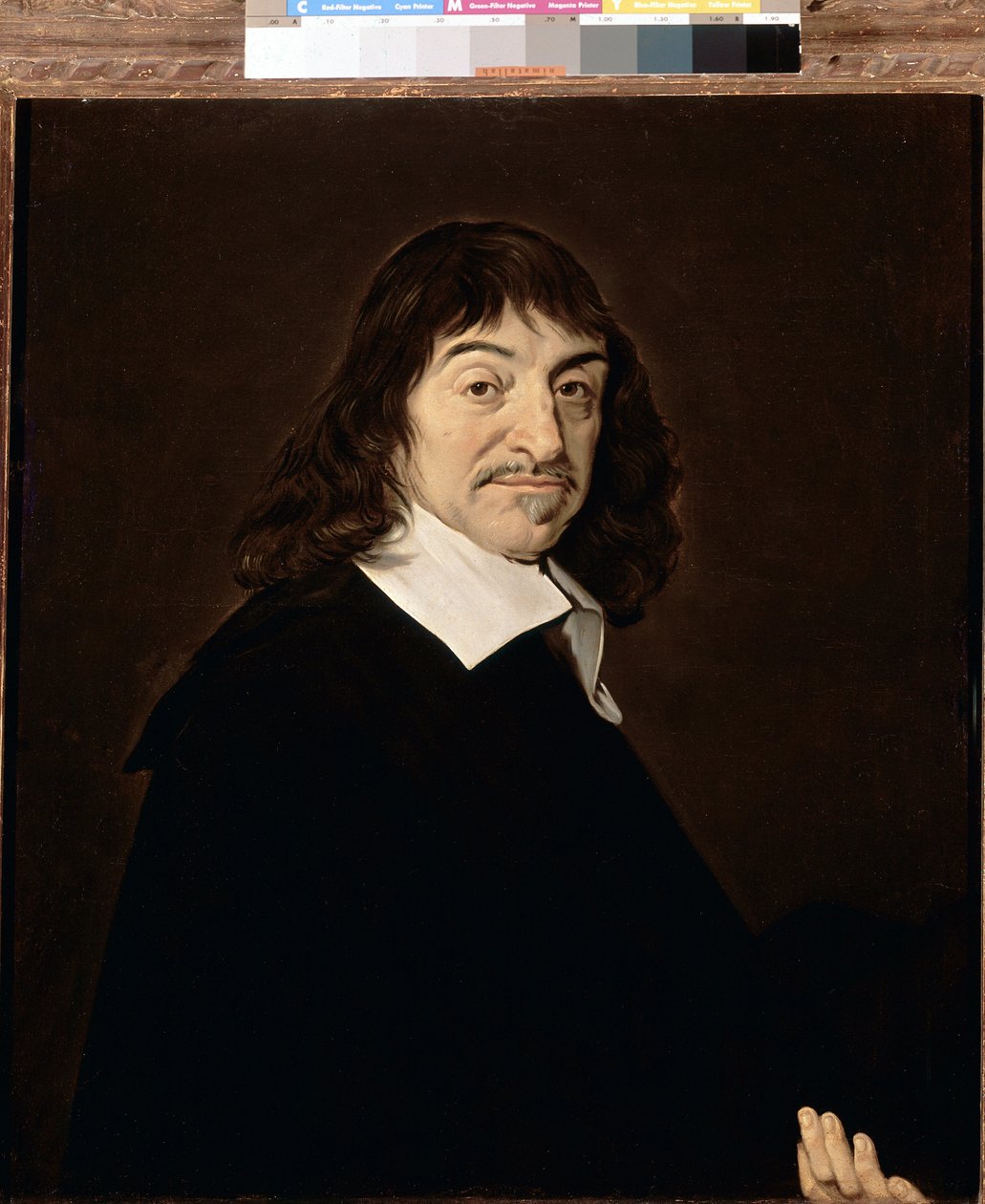 Portret van René Descartes, Franse filosoof door Frans (after) Hals