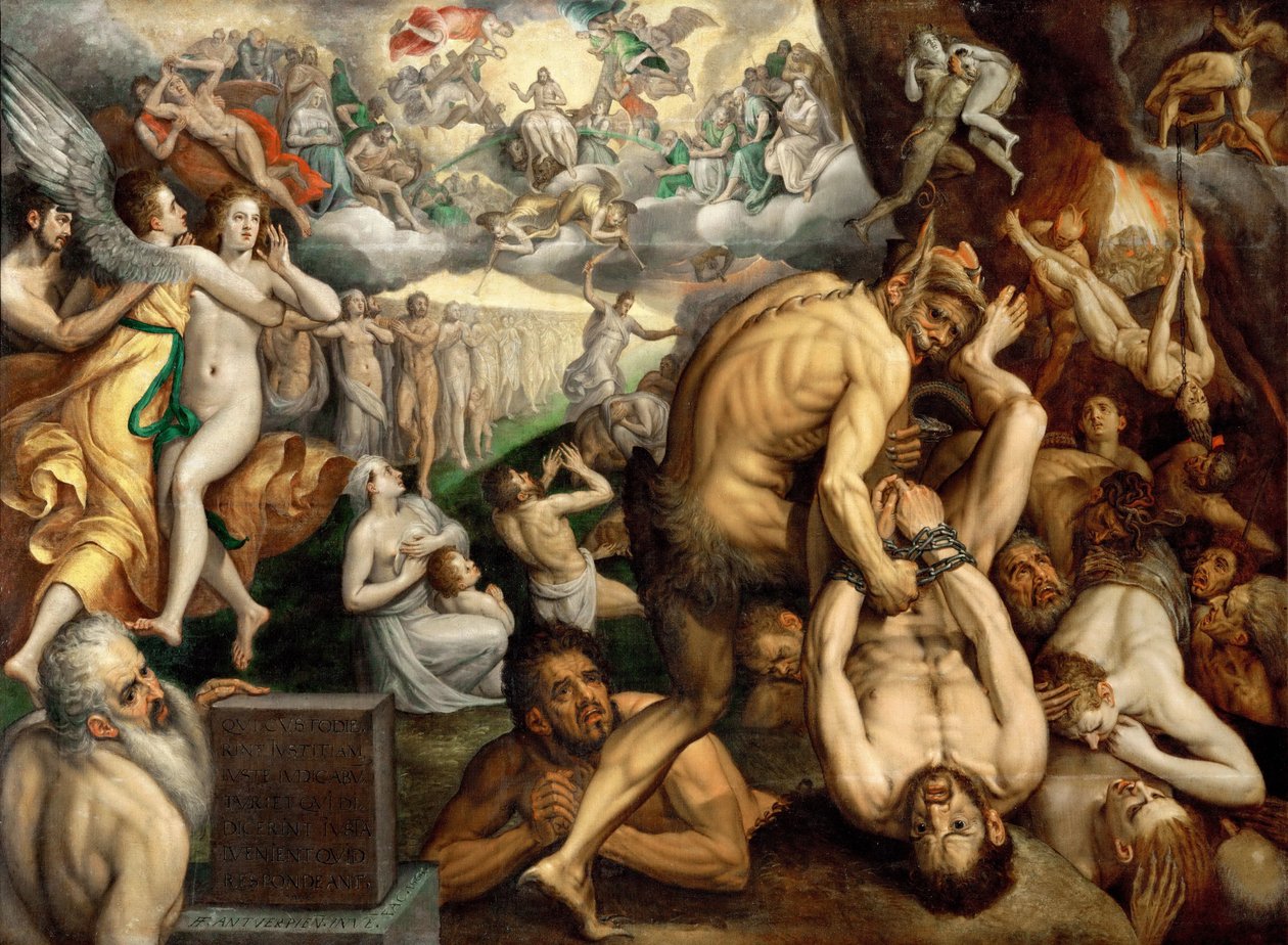 Het Laatste Oordeel door Frans Floris