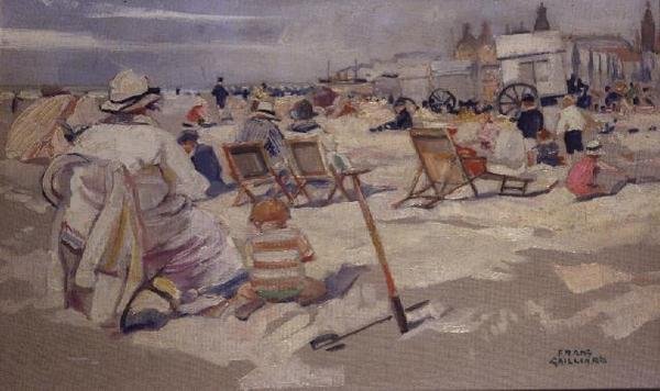 Een dag aan zee door Frans Gaillard