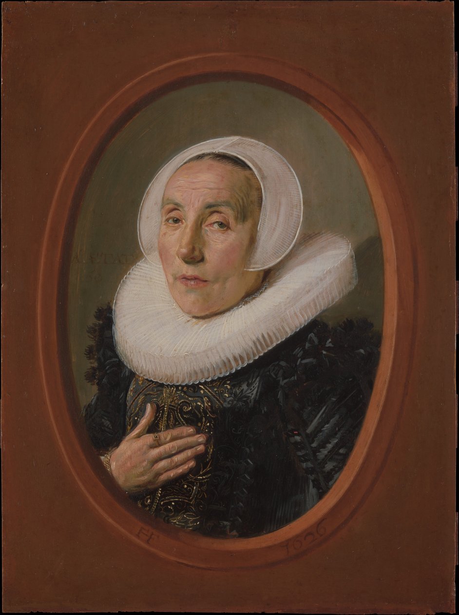 Anna van der Aar (geboren 1576/77, overleden na 1626) door Frans Hals