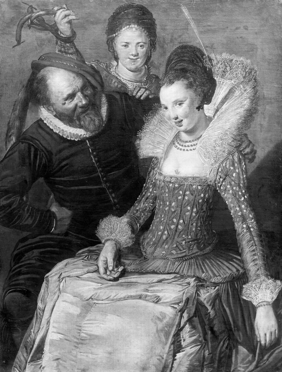 Het vrolijke klaverblad door Frans Hals