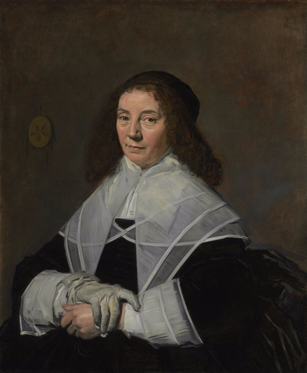 Dutch: Portret van Dorothea Berck (1593-1684) Portrait of Dorothea Berck door Frans Hals