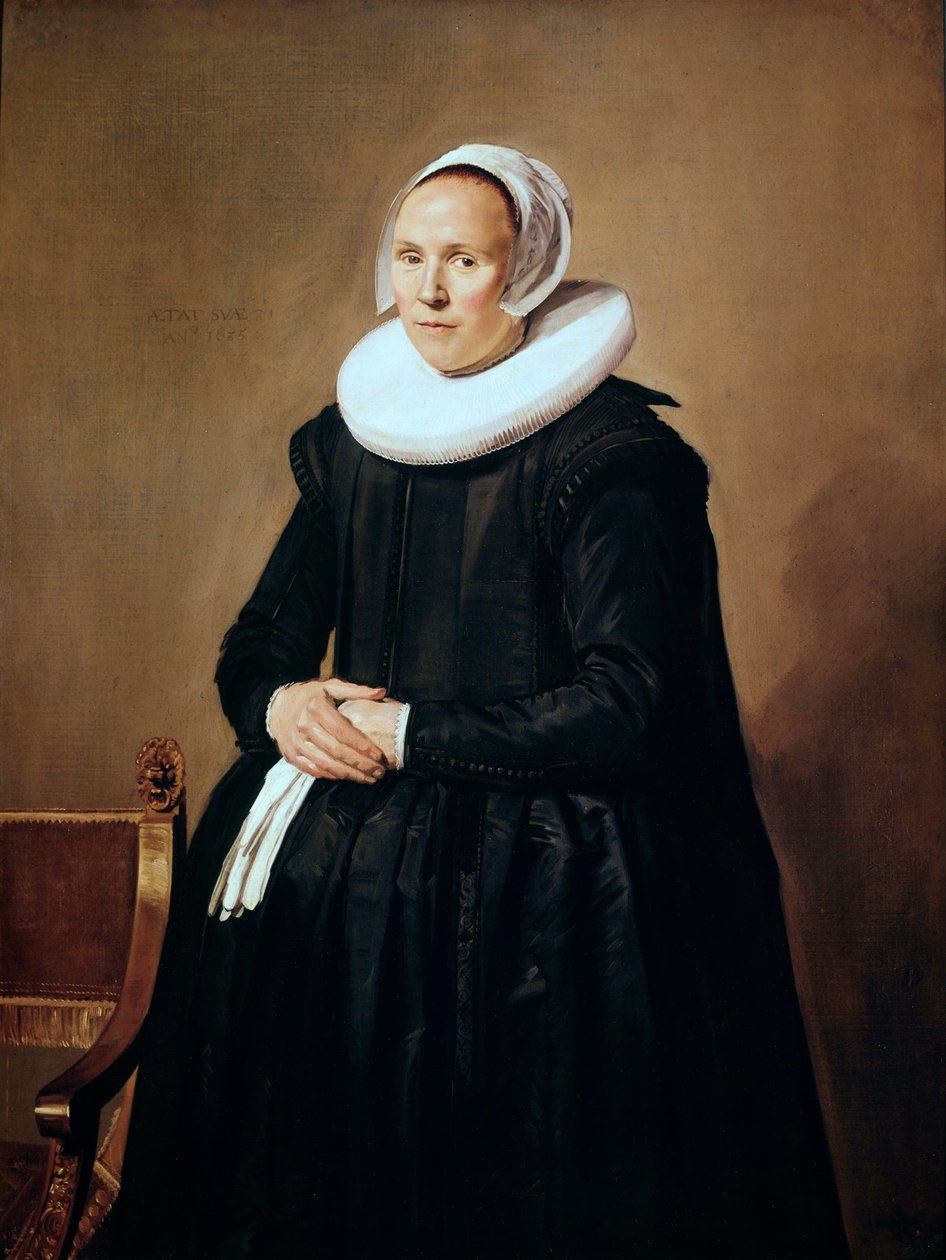 Portret van Feyntje van Steenkiste door Frans Hals