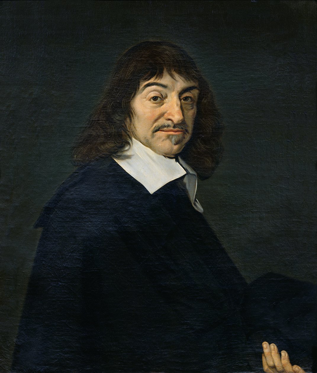 Portret van René Descartes, ca. 1649 door Frans Hals