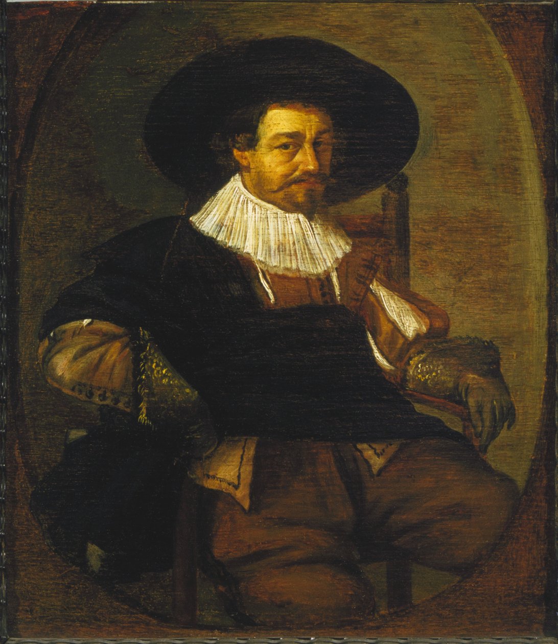 Portret van een man door Frans Hals