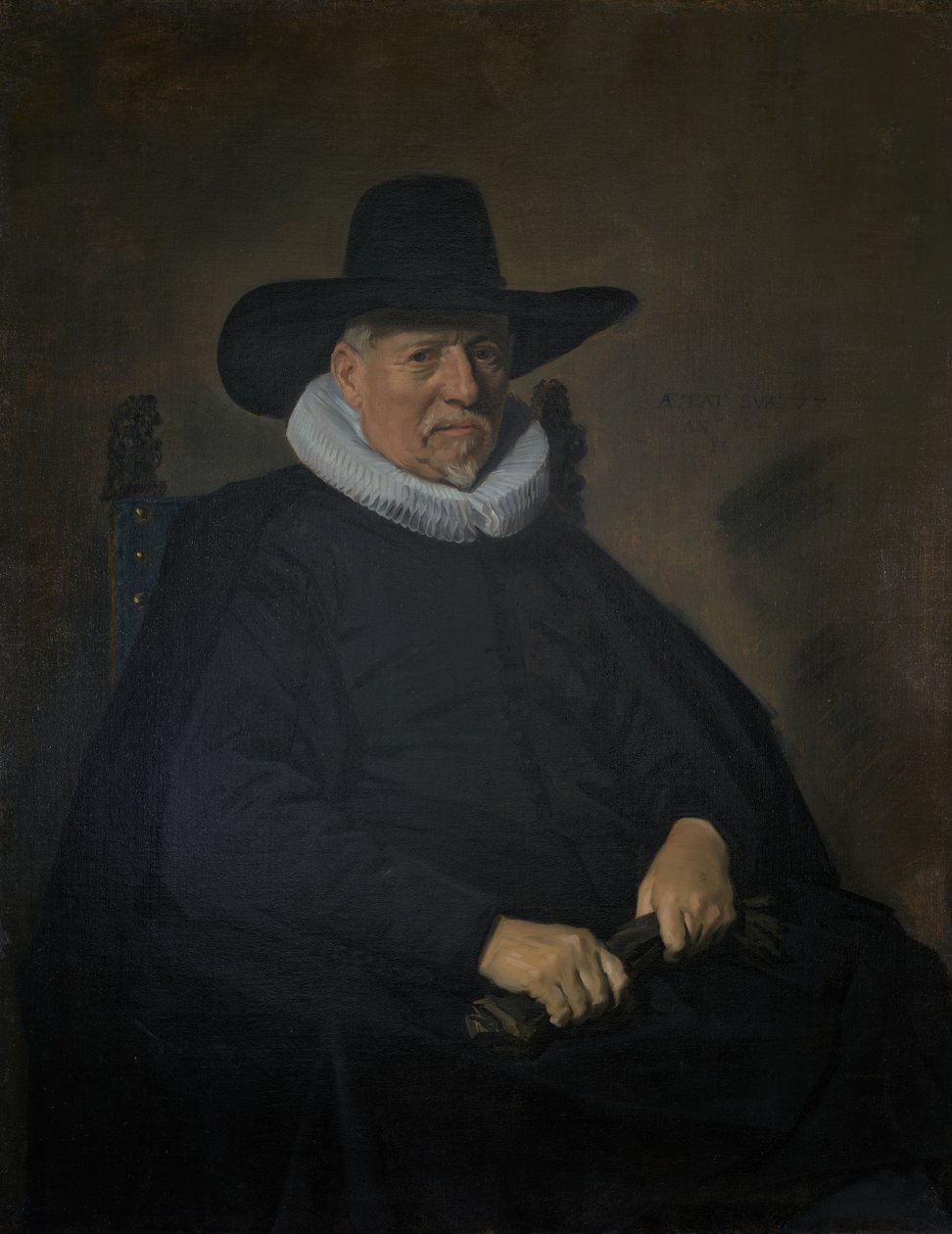 Portret van een man door Frans Hals