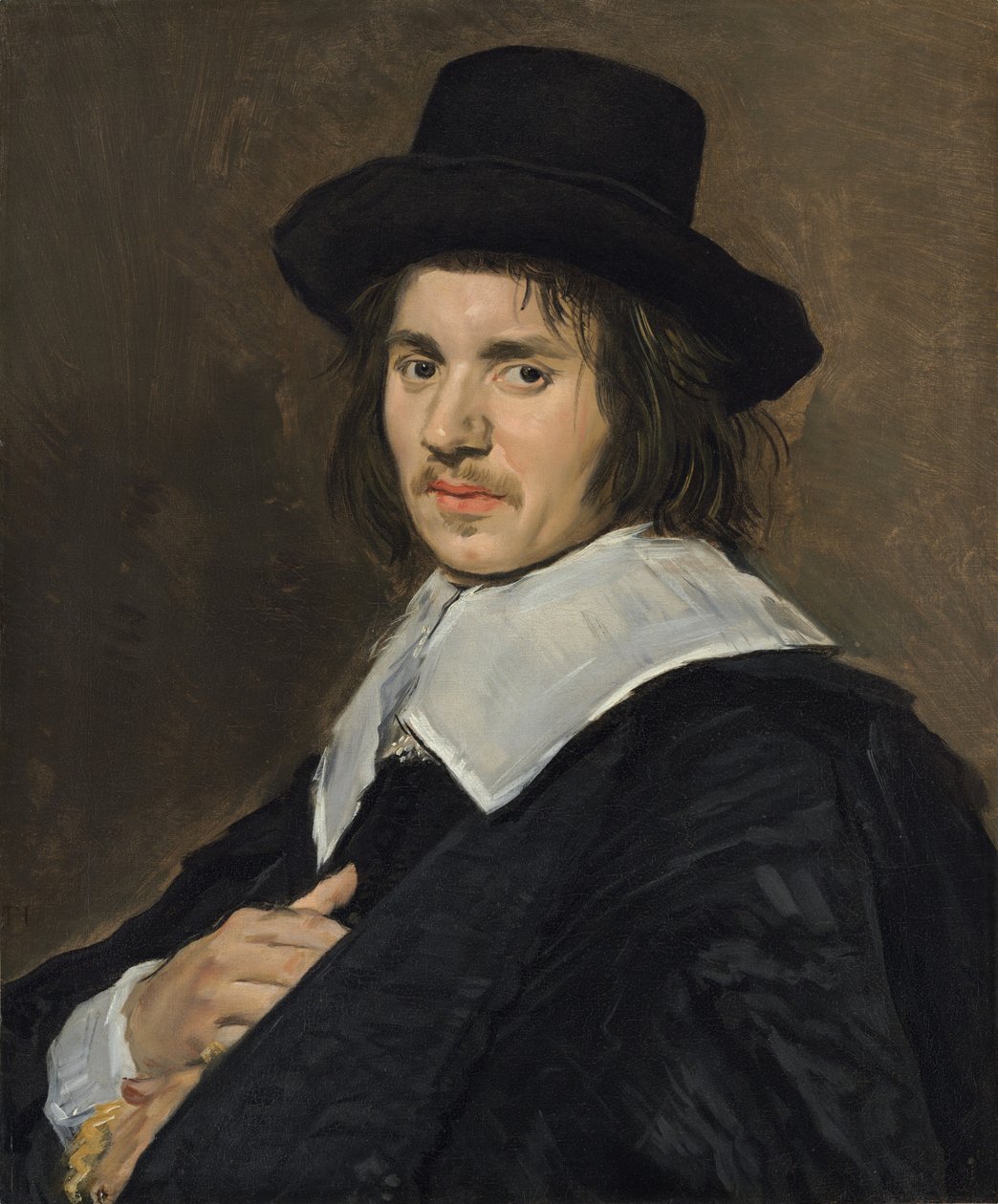 Portret van een man door Frans Hals