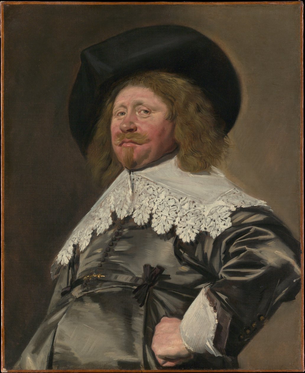Portret van een man, mogelijk Nicolaes Pietersz. Duyst van Voorhout (geboren ca. 1600, overleden 1650) door Frans Hals