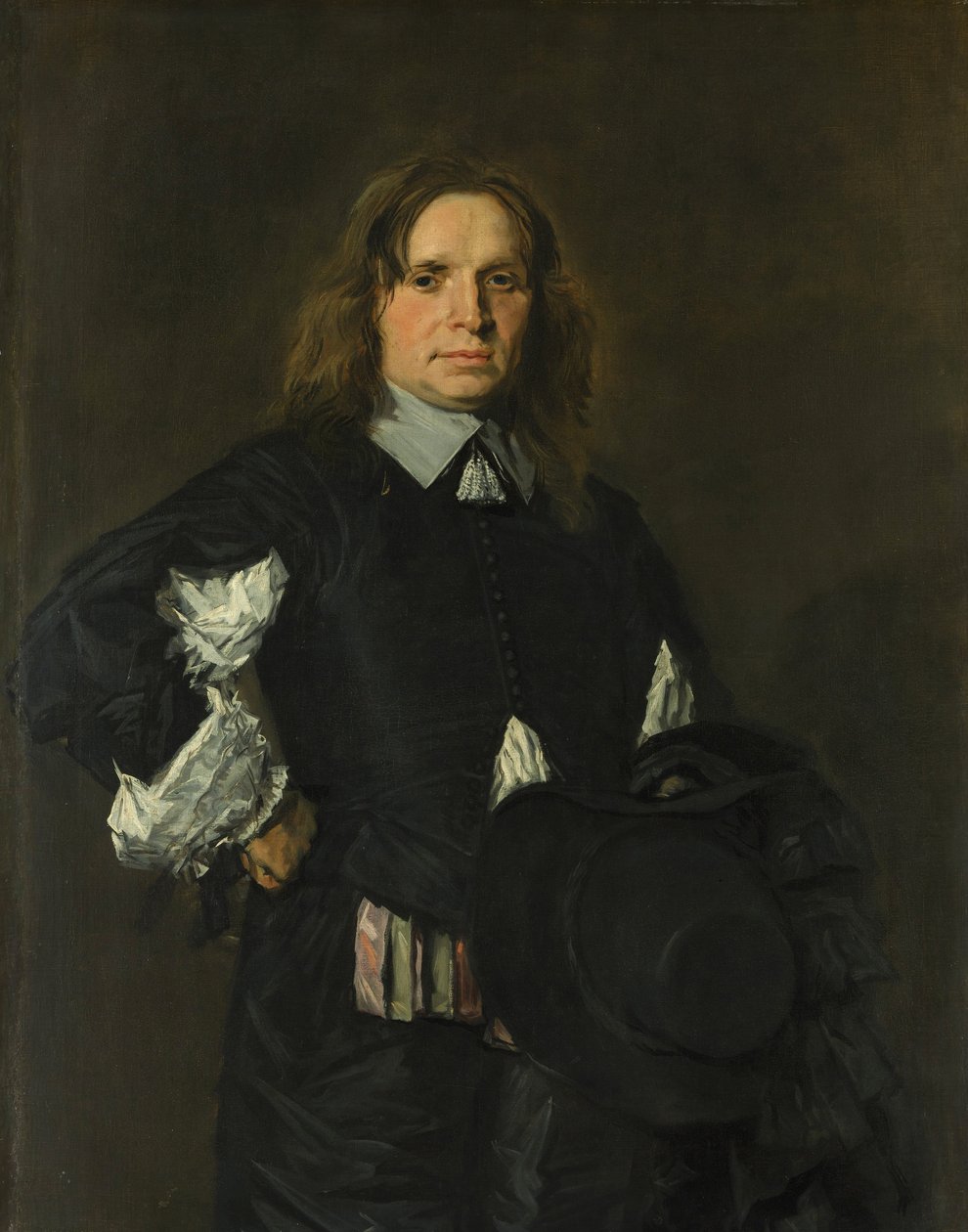 Portret van een man door Frans Hals