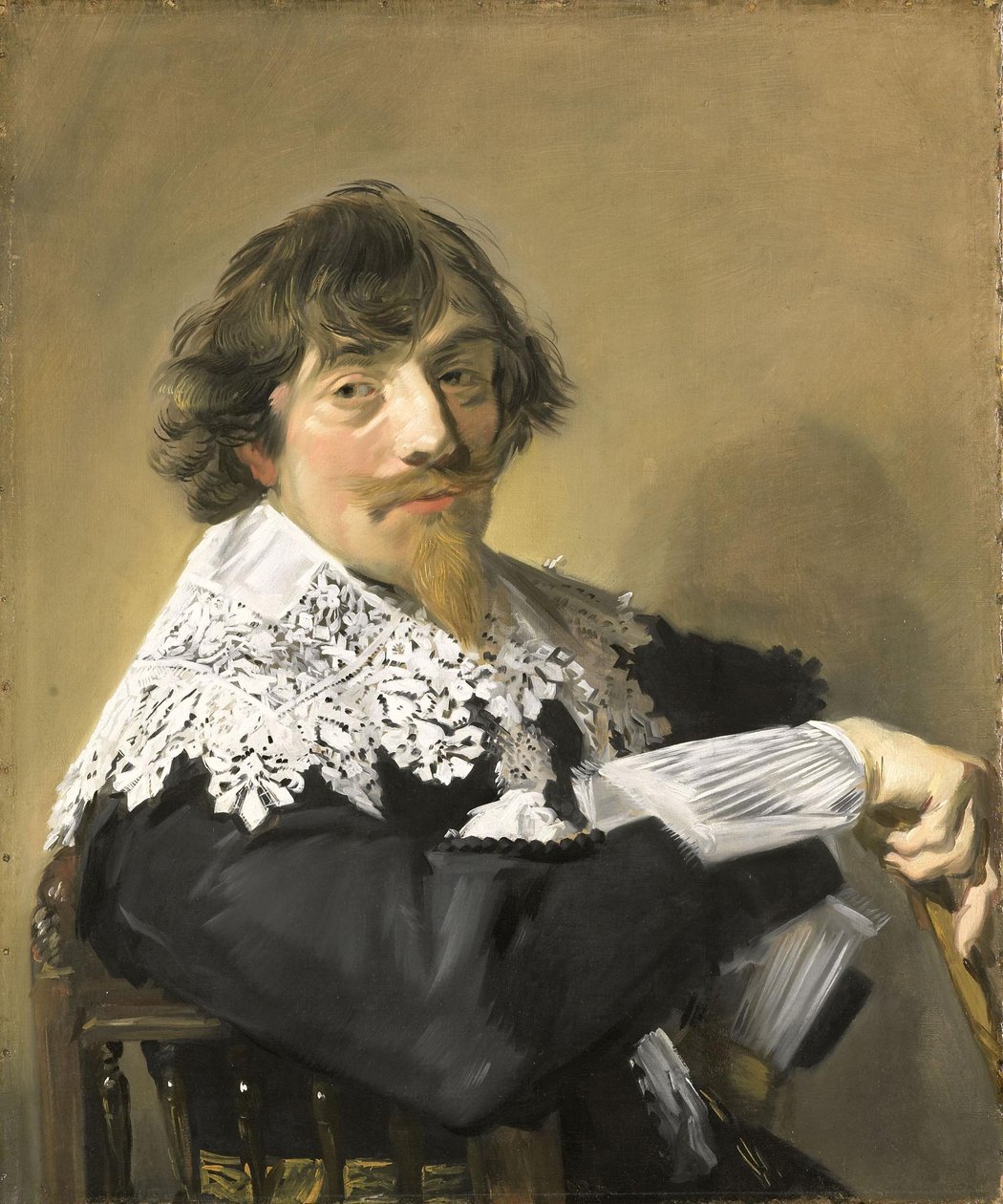 Portret van een man





















 mogelijk Nicolaes Hasselaer (1593-1635). Brouwer en kapitein-majoor van een militair lichaam in Amsterdam door Frans Hals