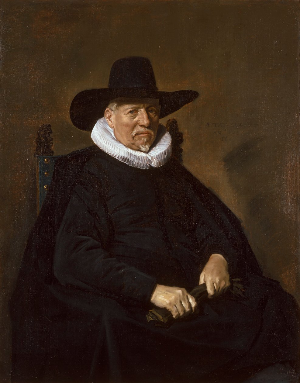 Portret van een oudere man, traditioneel Heer Bodolphe genoemd door Frans Hals