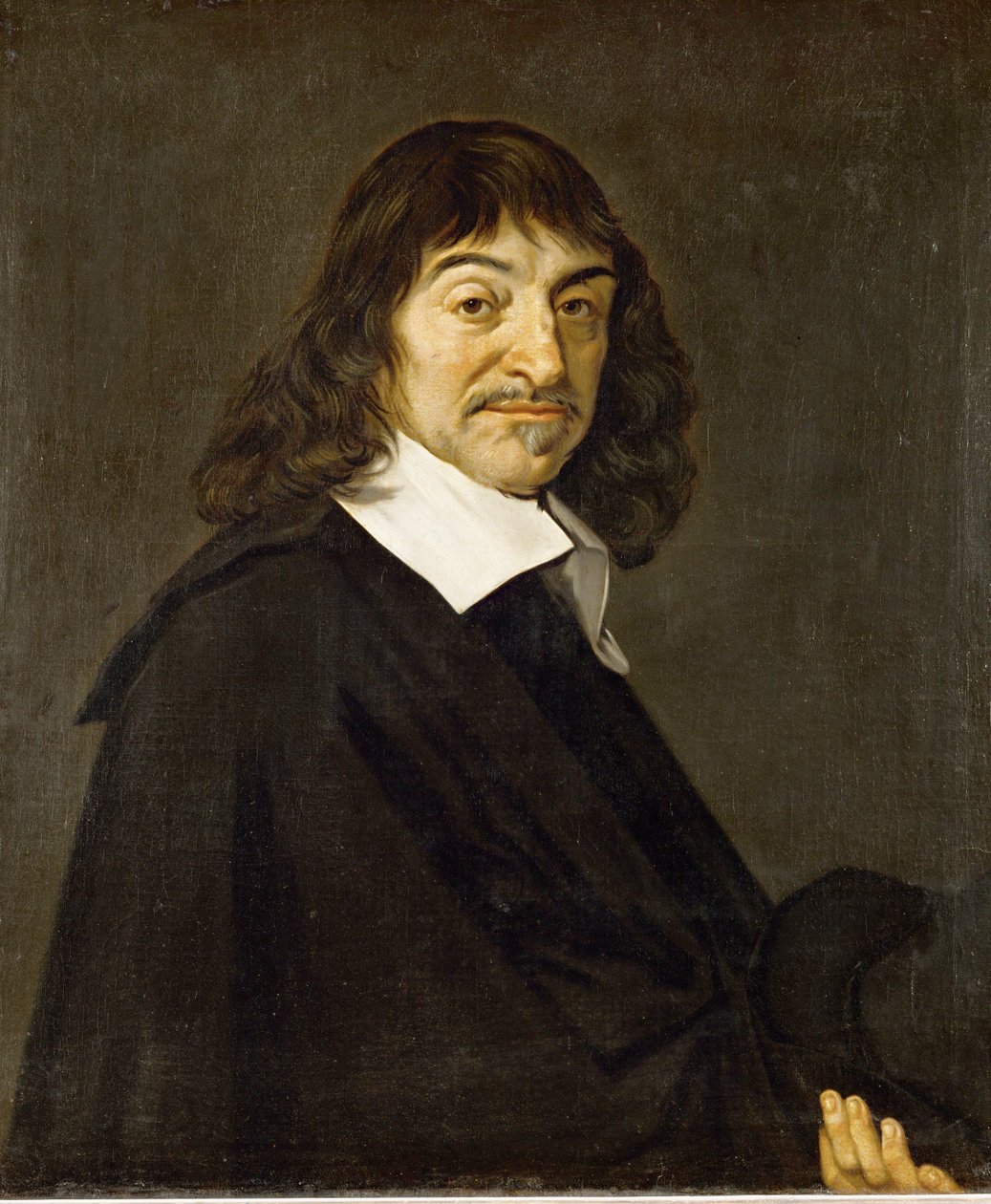 Rene Descartes, portret Naar een verloren origineel door Frans Hals ... door Frans Hals