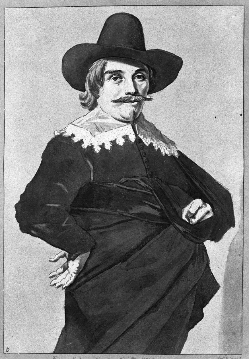 Staande man door Frans Hals