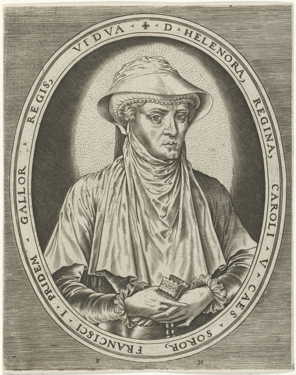 Portret van Eleonora van Habsburg door Frans Huys