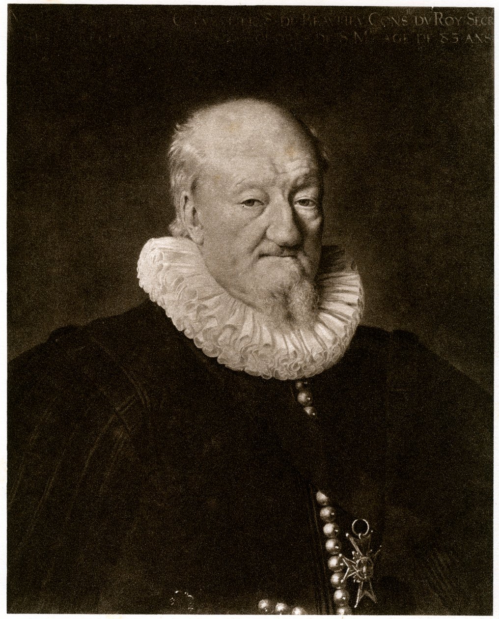 Portret van Martin Ruzé de Beaulieu, 1927 door Frans Pourbus the Younger
