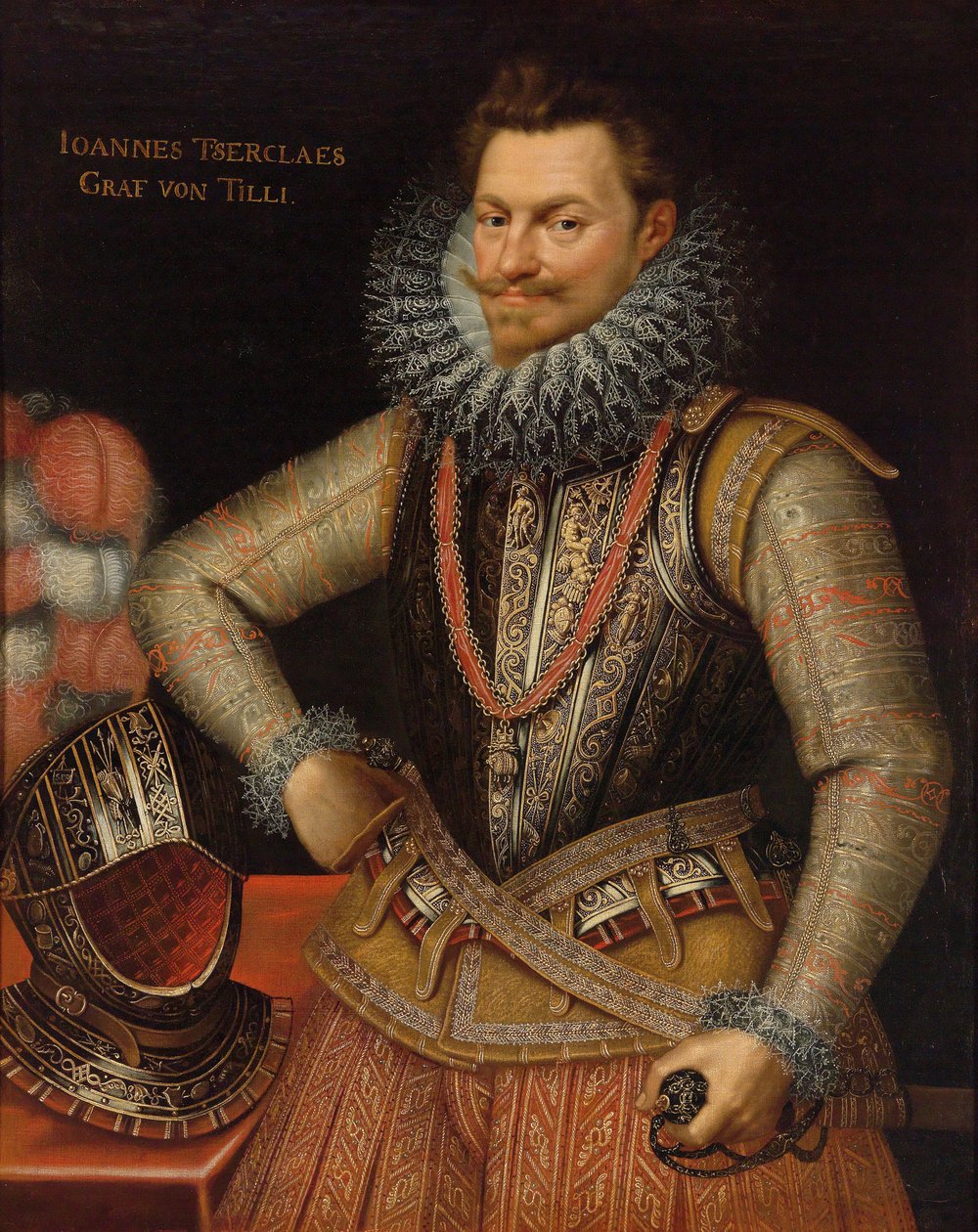 Portret van Filips Willem, Prins van Oranje 1554-1618 door Frans Pourbus the Younger