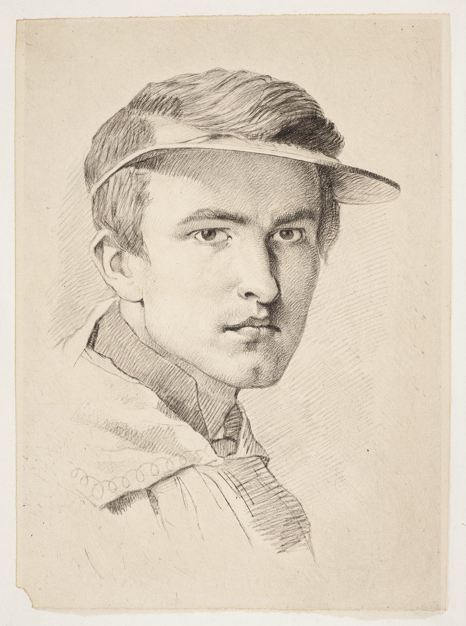 Portret van J. Th. Lundbye door Frans Schwartz