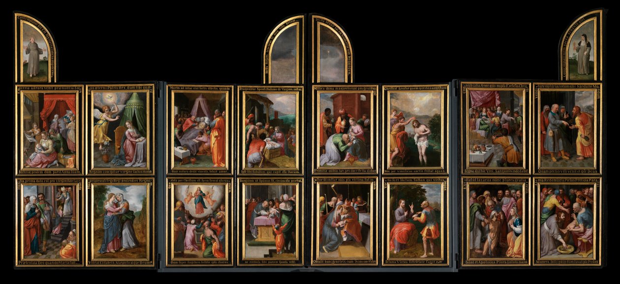 Het leven van Christus en de Maagd door Frans the Elder Francken