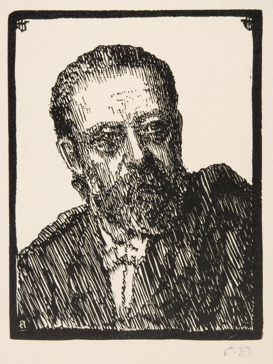 Portret van Bedrich Smetana 1824-1884 door Frantisek Bilek