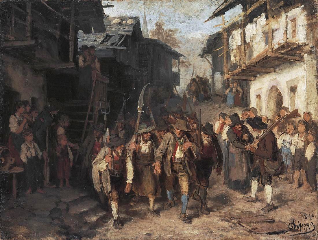 Das letzte Aufgebot door Franz Defregger