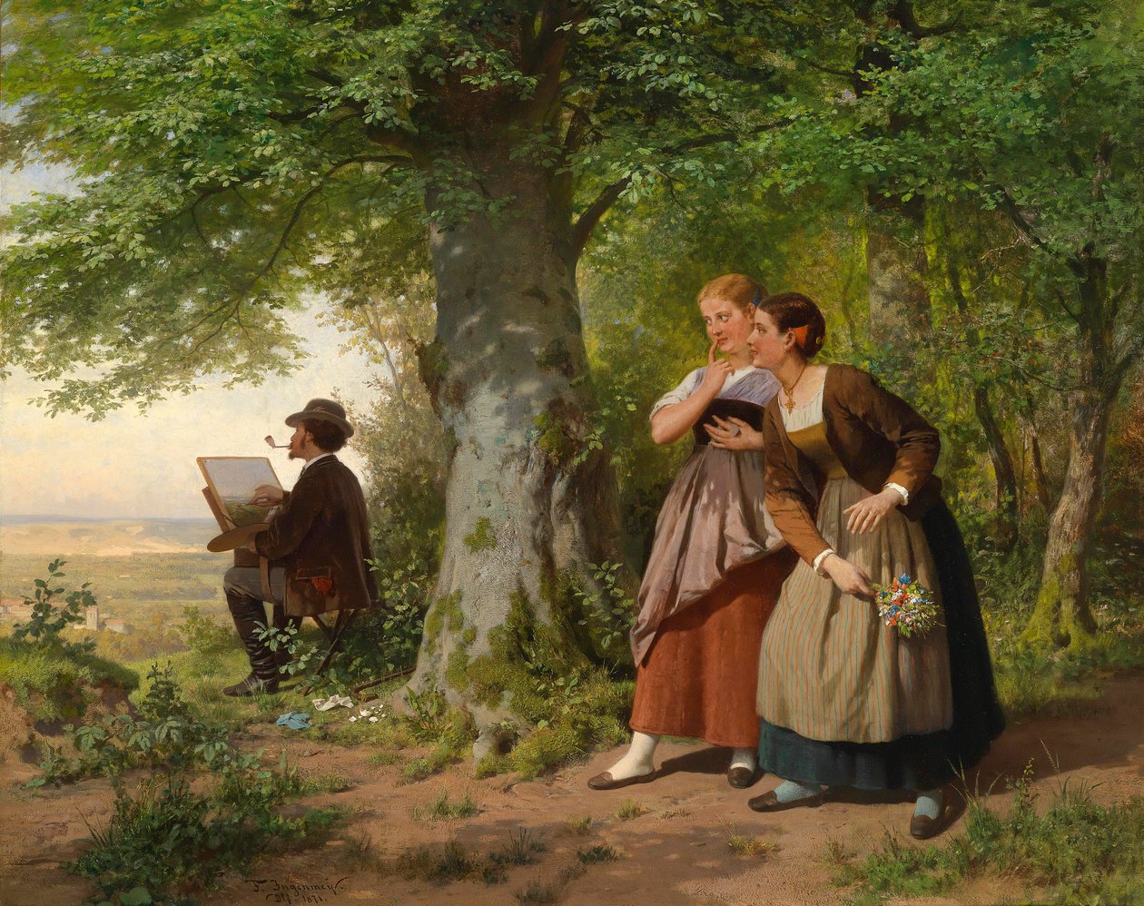 De bewonderde kunstenaar door Franz Maria Ingenmey