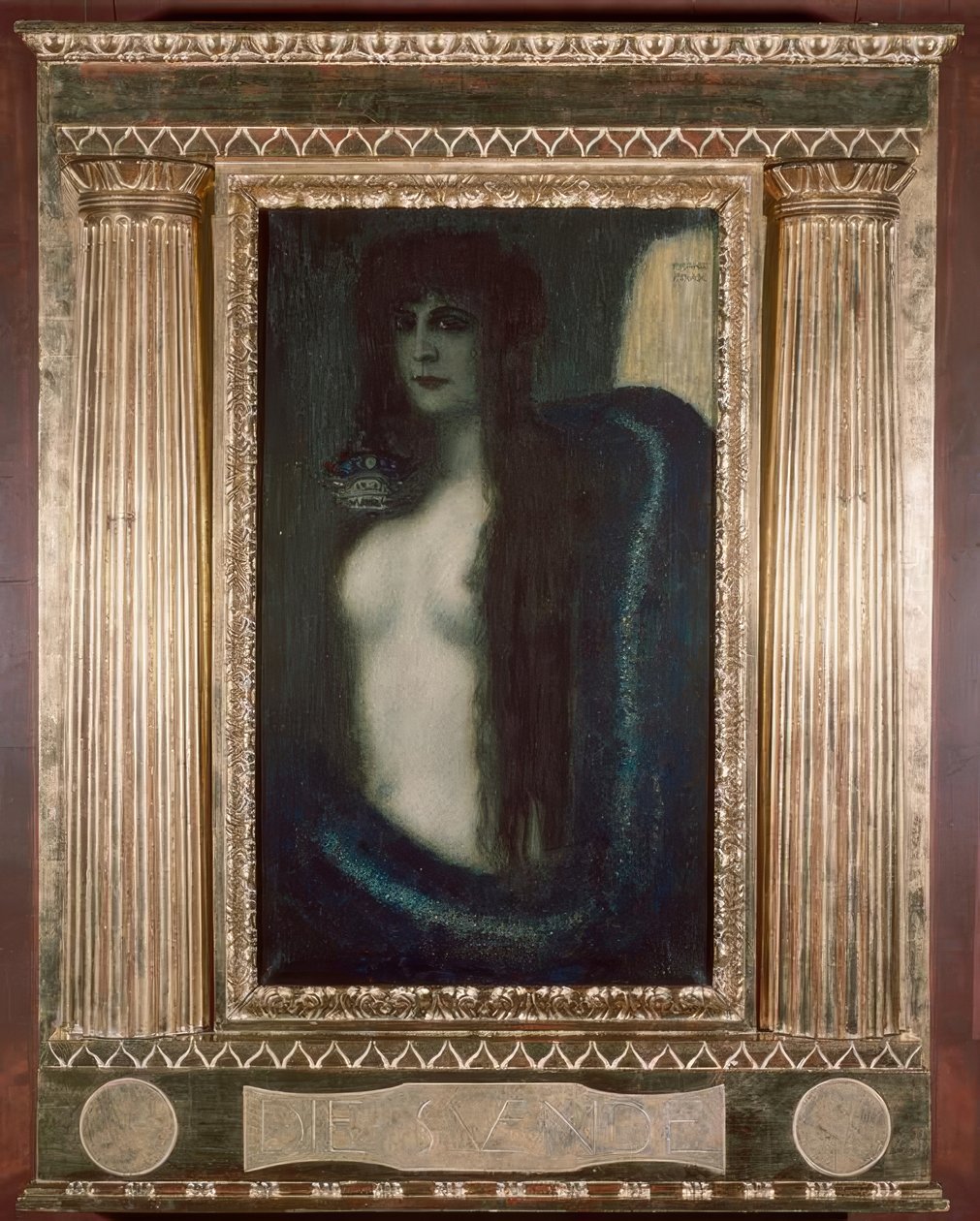 De zonde door Franz von Stuck