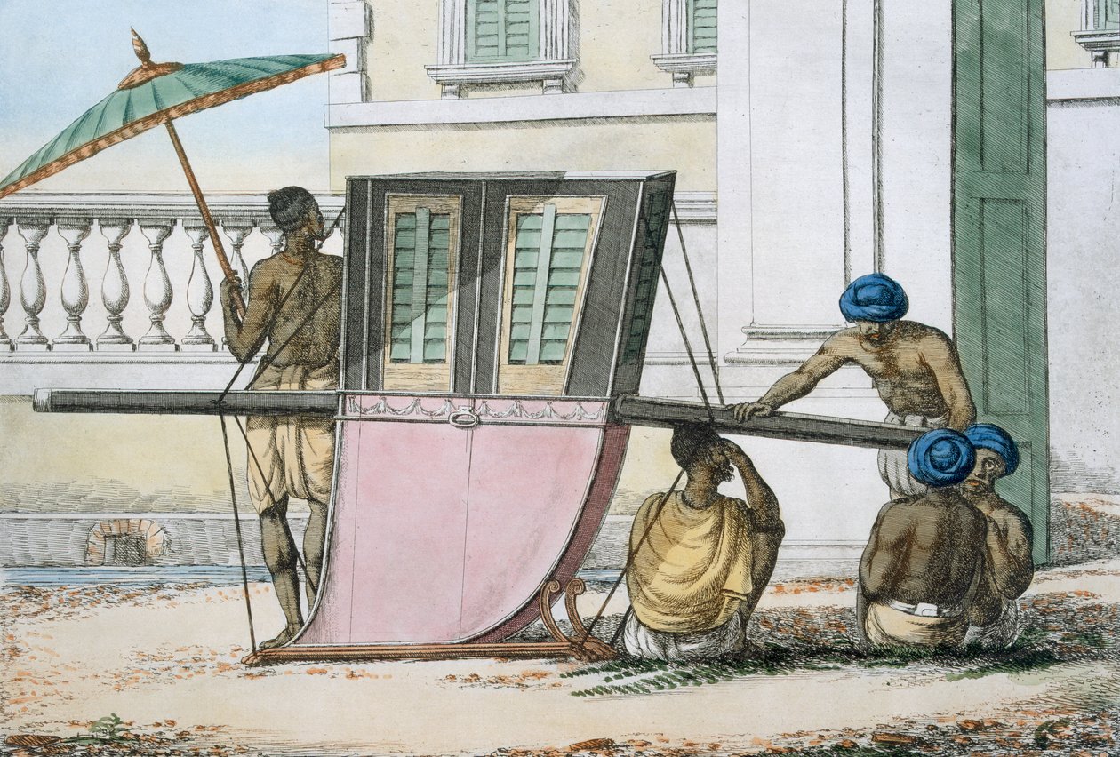 Palanquin stoel, uit 