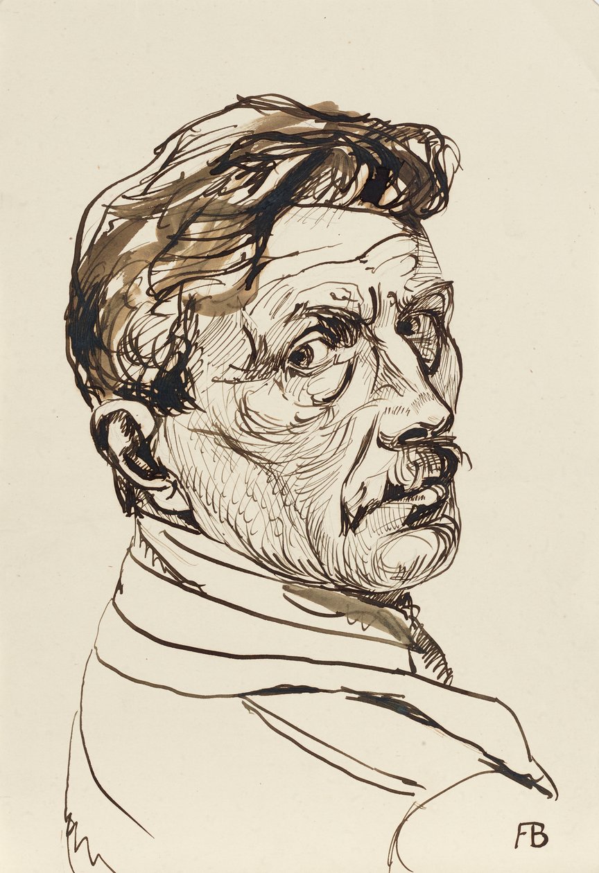 Zelfportret door Franz Barwig d. Ä.