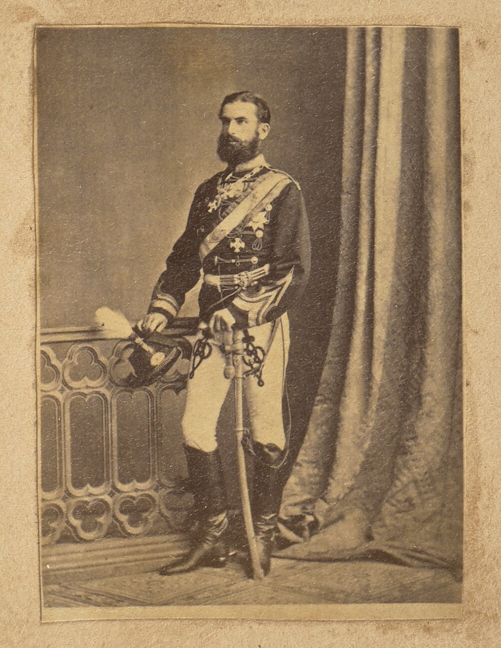 [Portret van Carol I van Roemenië]. door Franz Duschek