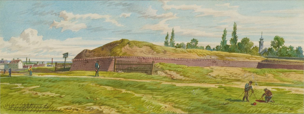 De Hernalser Linie in Wenen door Franz Gerasch