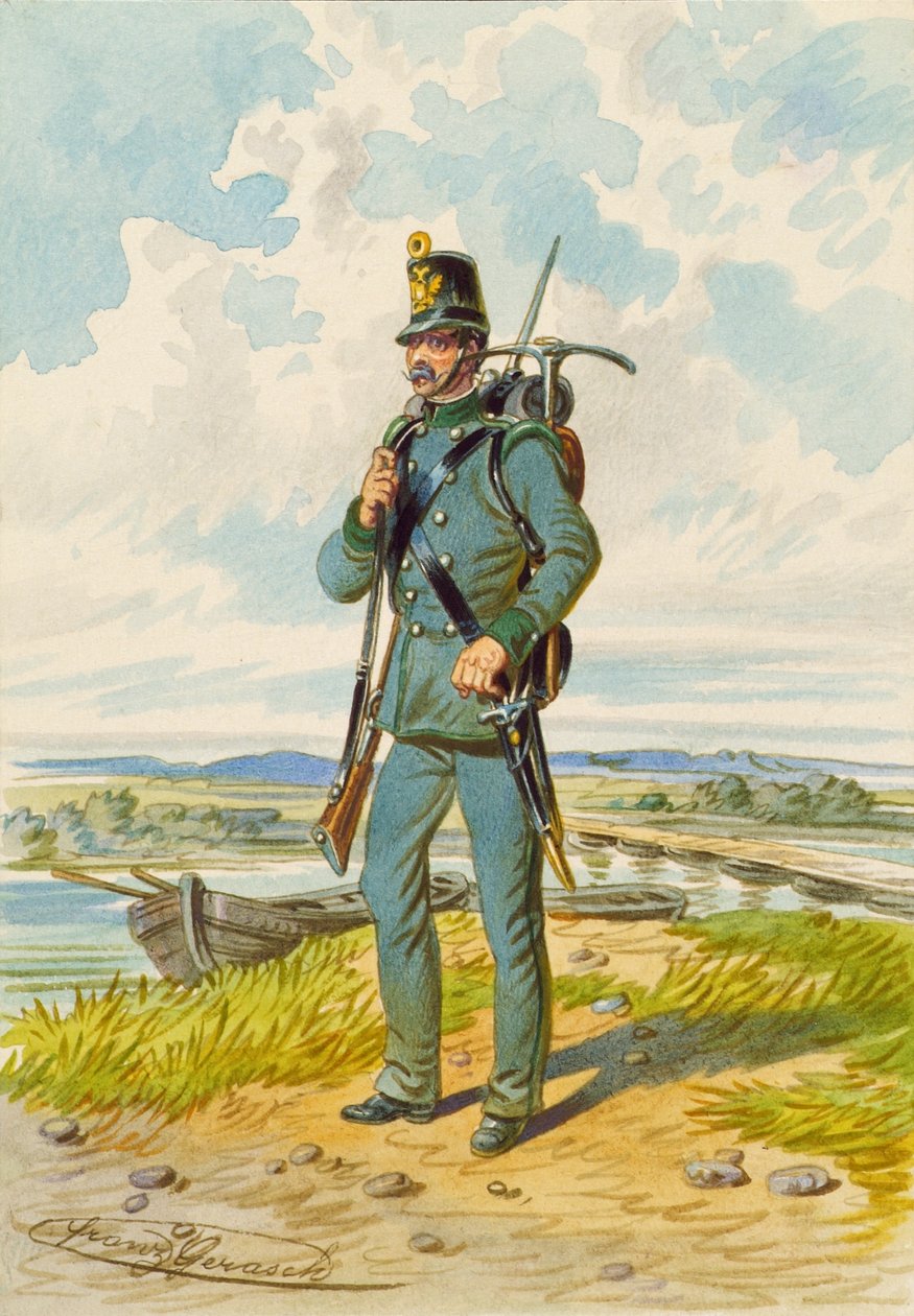 Soldaat door Franz Gerasch