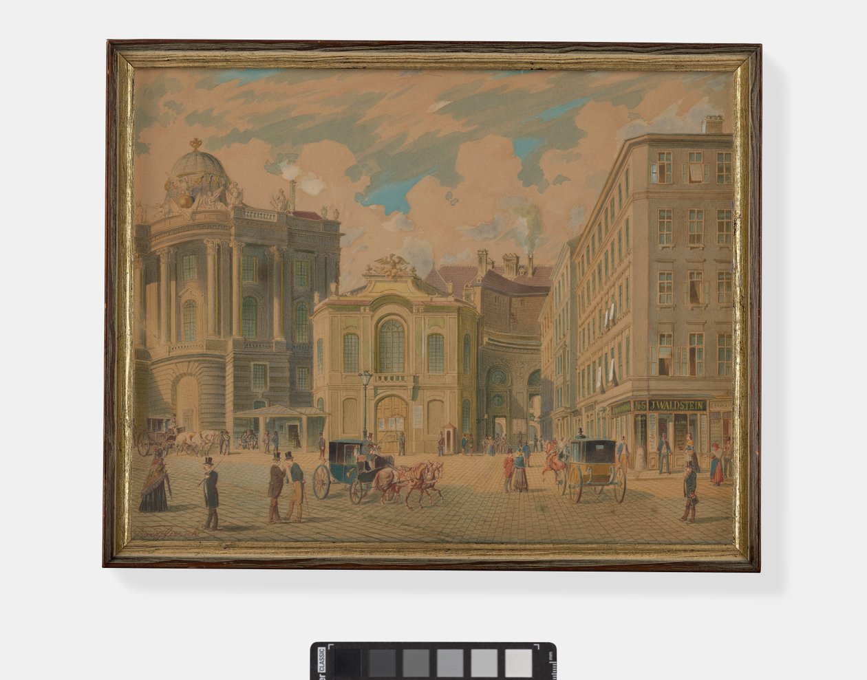 Het oude Burgtheater, Wenen door Franz Gerasch