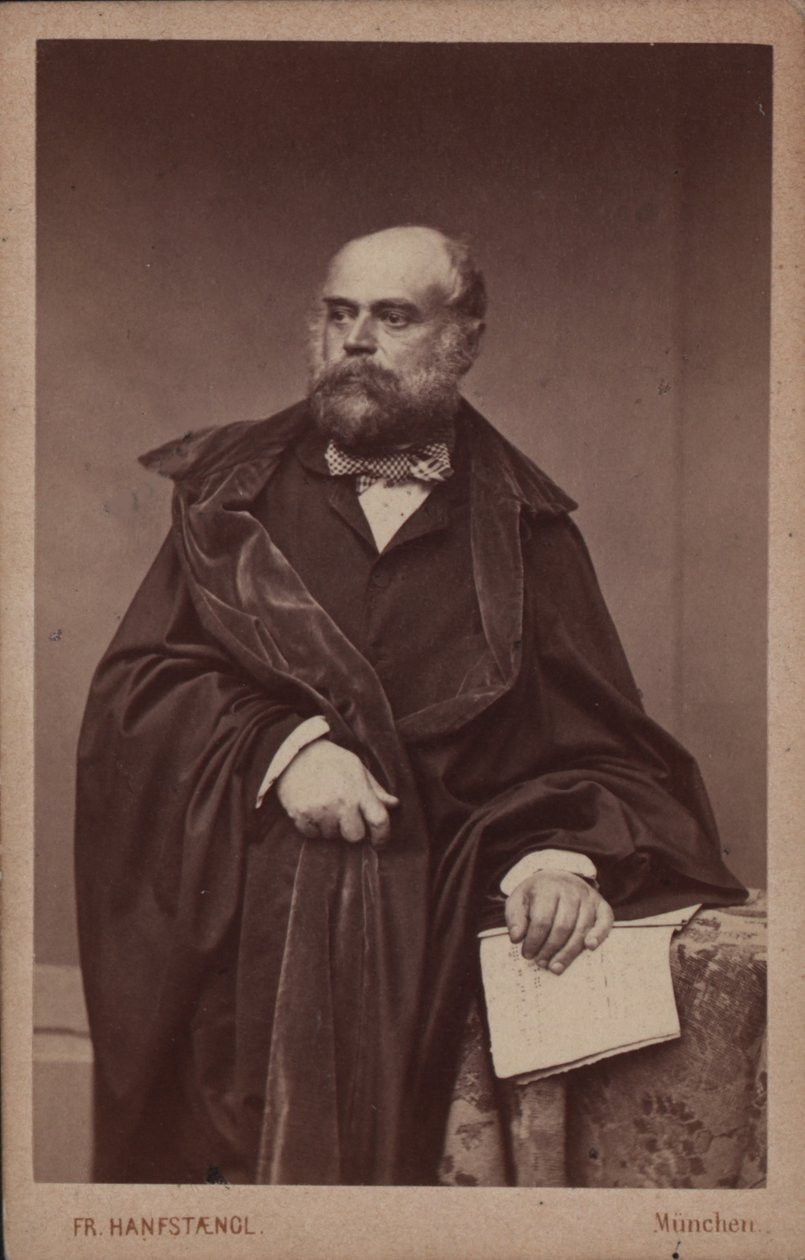 Portret van pianist en componist Adolph von Henselt 1814-1889, ca. 1860 door Franz Hanfstaengl